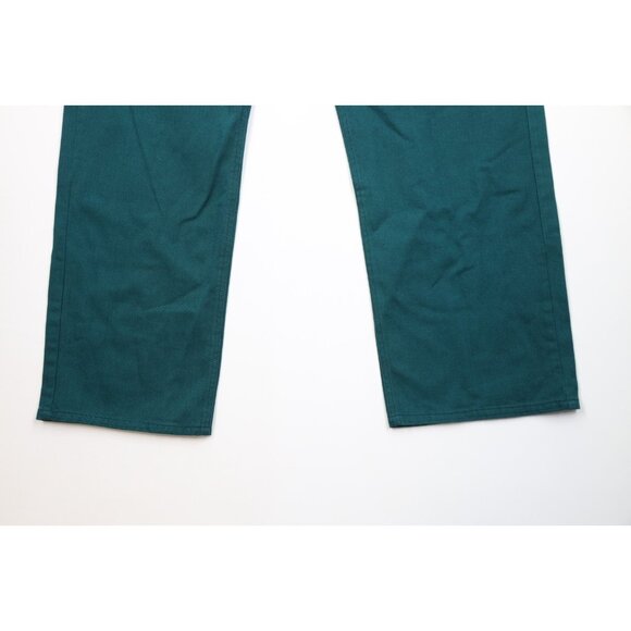 Deadstock Vtg 90s Marithe Francois Girbaud Mens 40x34 Baggy Wide Leg Jeans Green - Picture 4 of 13